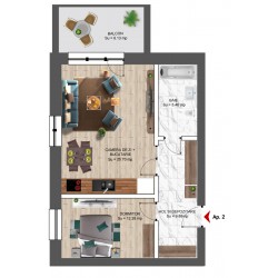 2 Camere Open Space 79 mp