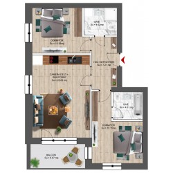 3 Camere Open Space 98 mp